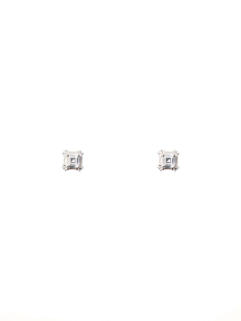 Princess Solitaire Studs